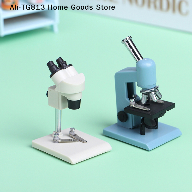 Medical Laboratory Technology - [TG813]1Pc 1:12 Dollhouse Miniature Microscope Laboratory