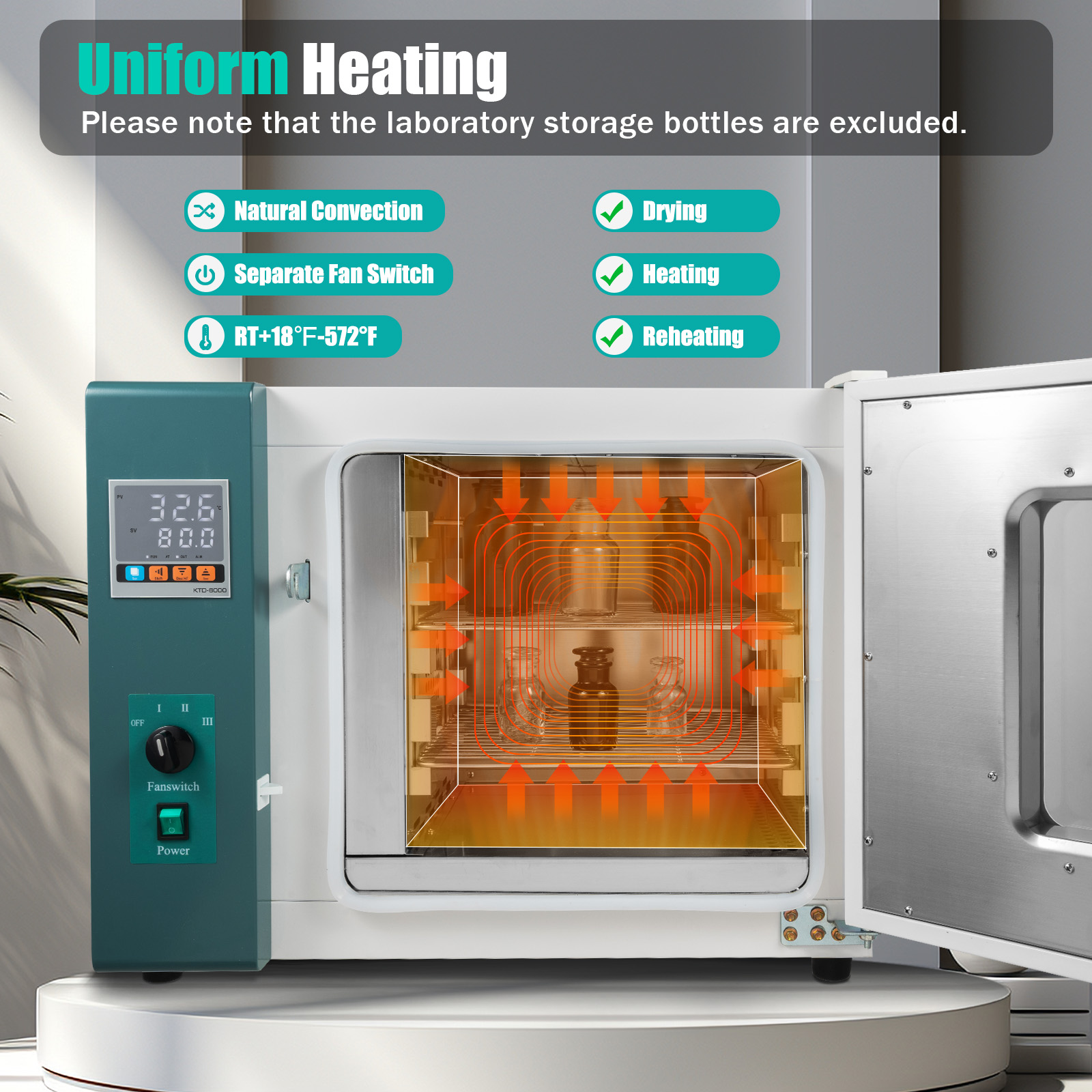 45L Convection Drying Oven 101 - مراجعة Medical Labs وسعره