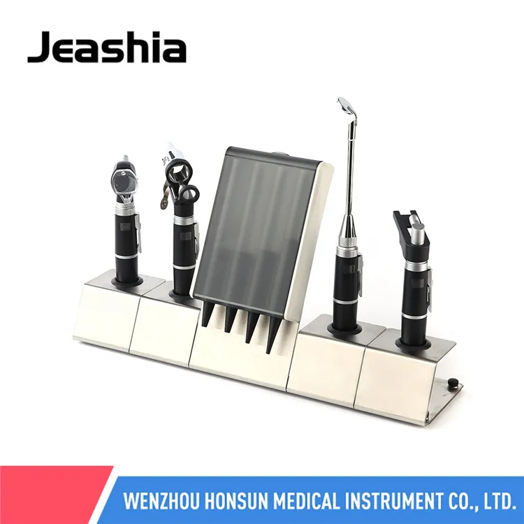 Tabletop ENT diagnostic set 5  - مراجعة Otoscope Ophthalmoscope Set وسعره