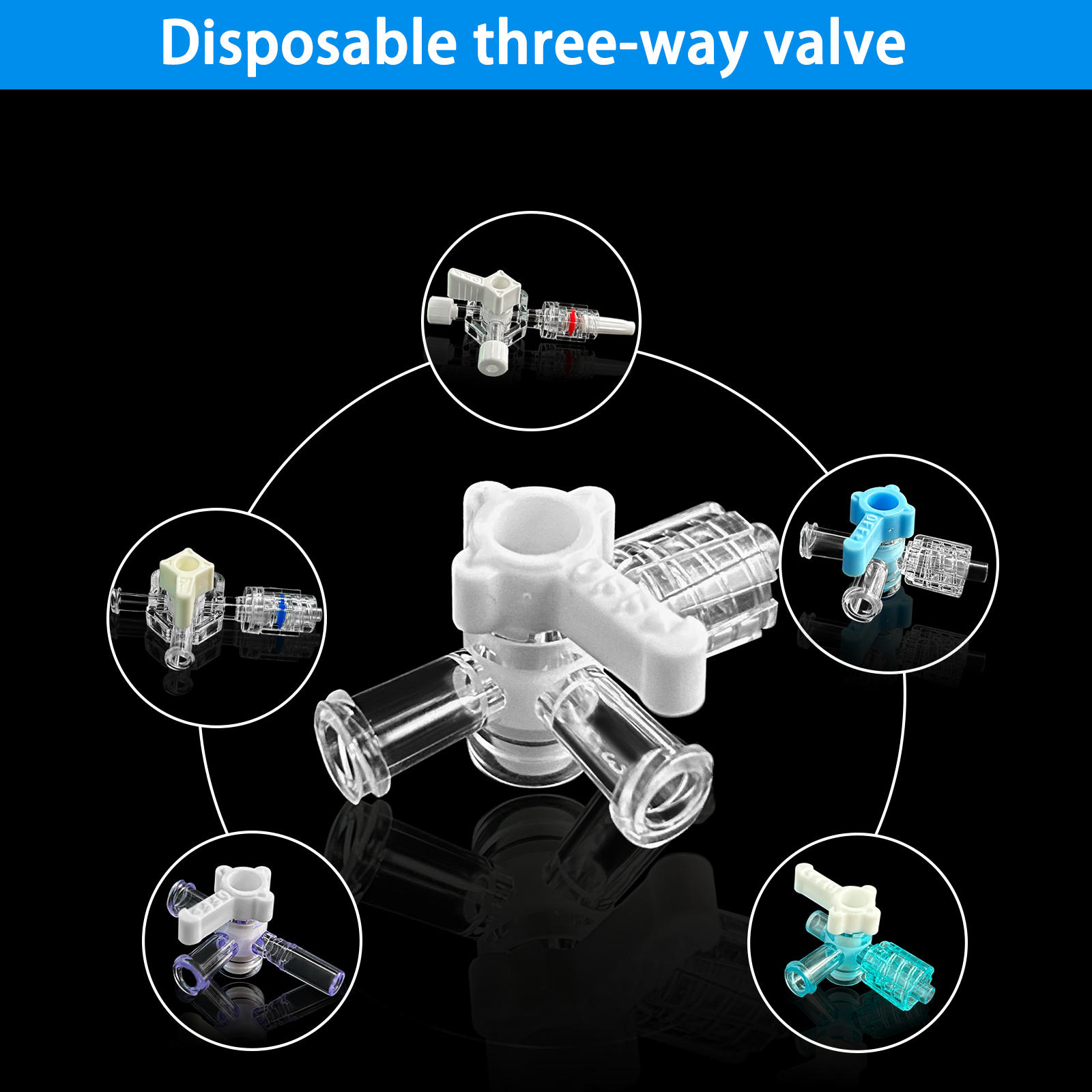50 three-way stopcock valves,  - مراجعة Medical Labs وسعره