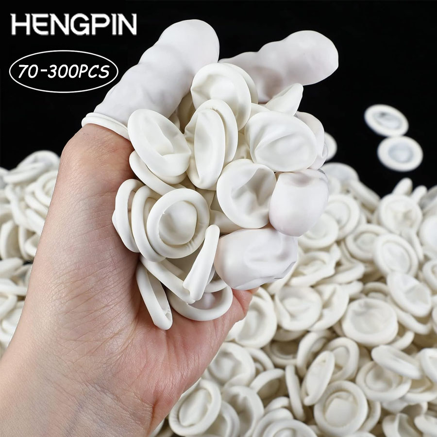 HENGPIN 70/300pcs Fingertips P - مراجعة Disposable Gloves Nitrile وسعره