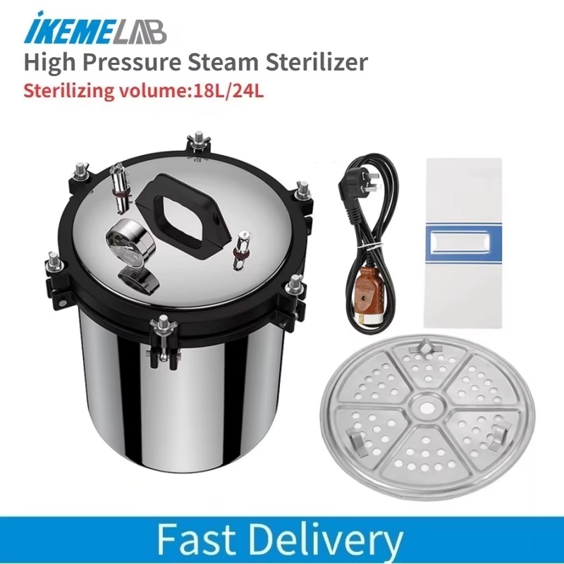 IKEME 18/24L Portable Autoclav - مراجعة Medical Labs وسعره