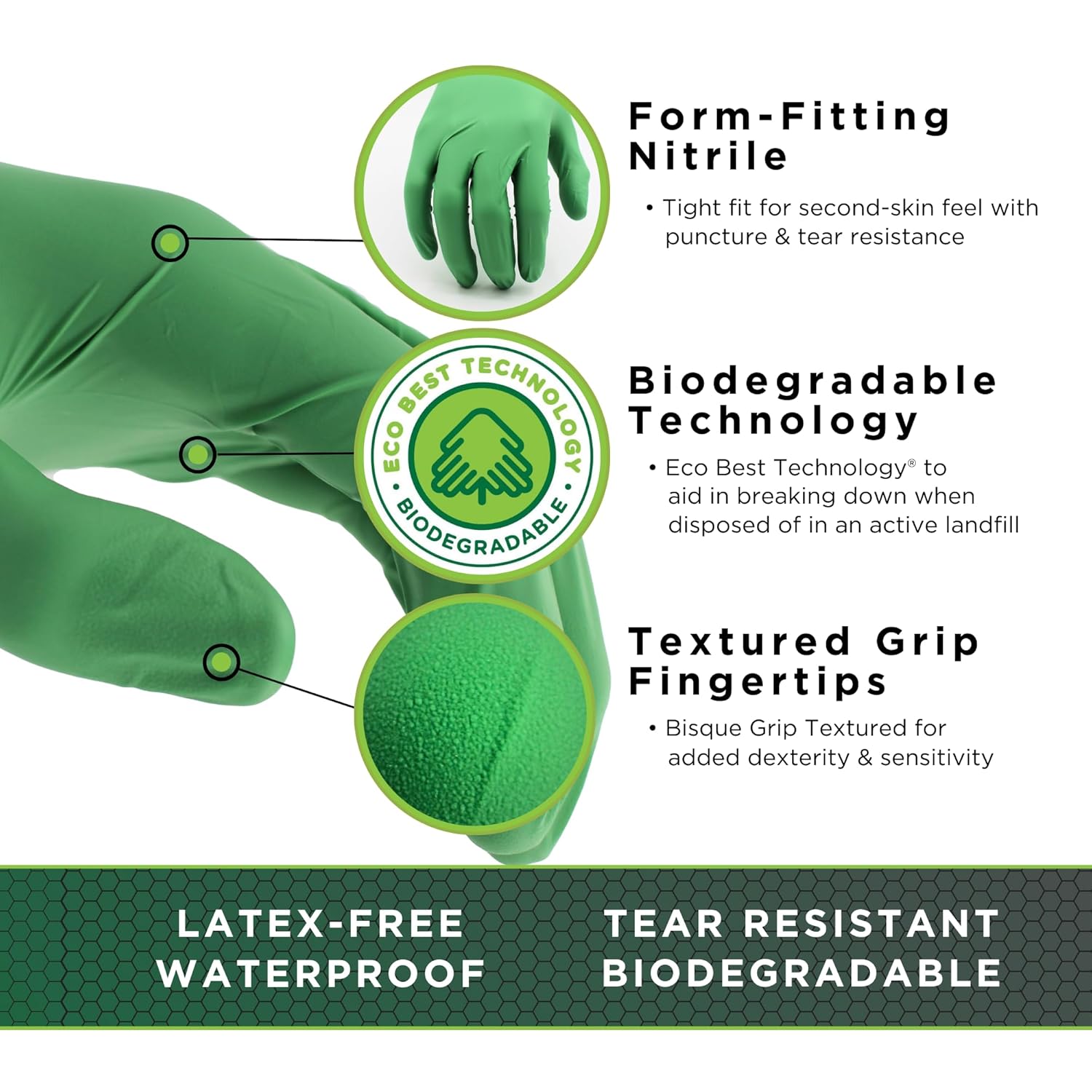 Eco-Friendly Nitrile Disposabl - مراجعة Disposable Gloves Nitrile وسعره