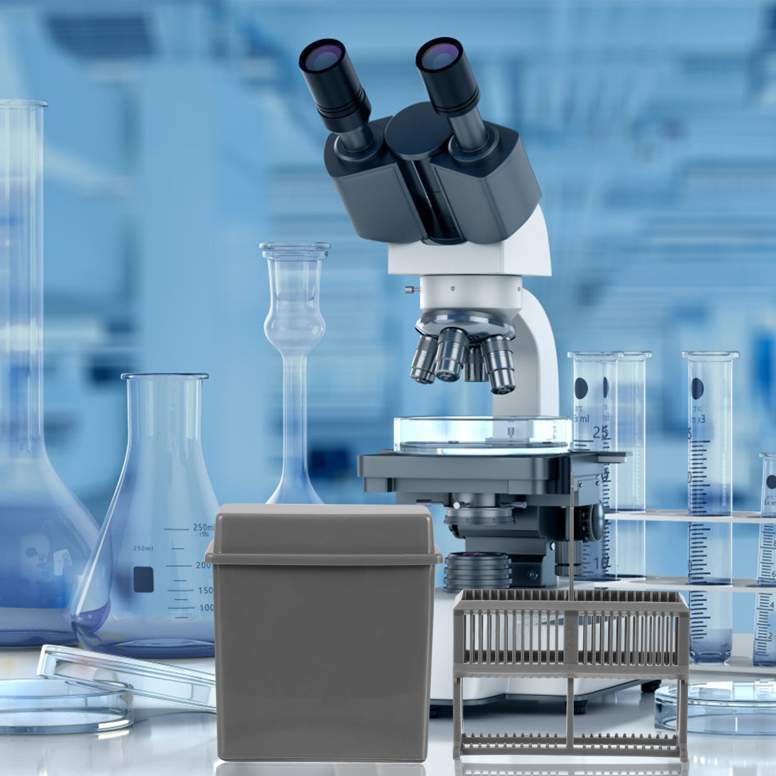 1Set Plastic Microscope Slides - مراجعة Medical Laboratory Technology وسعره
