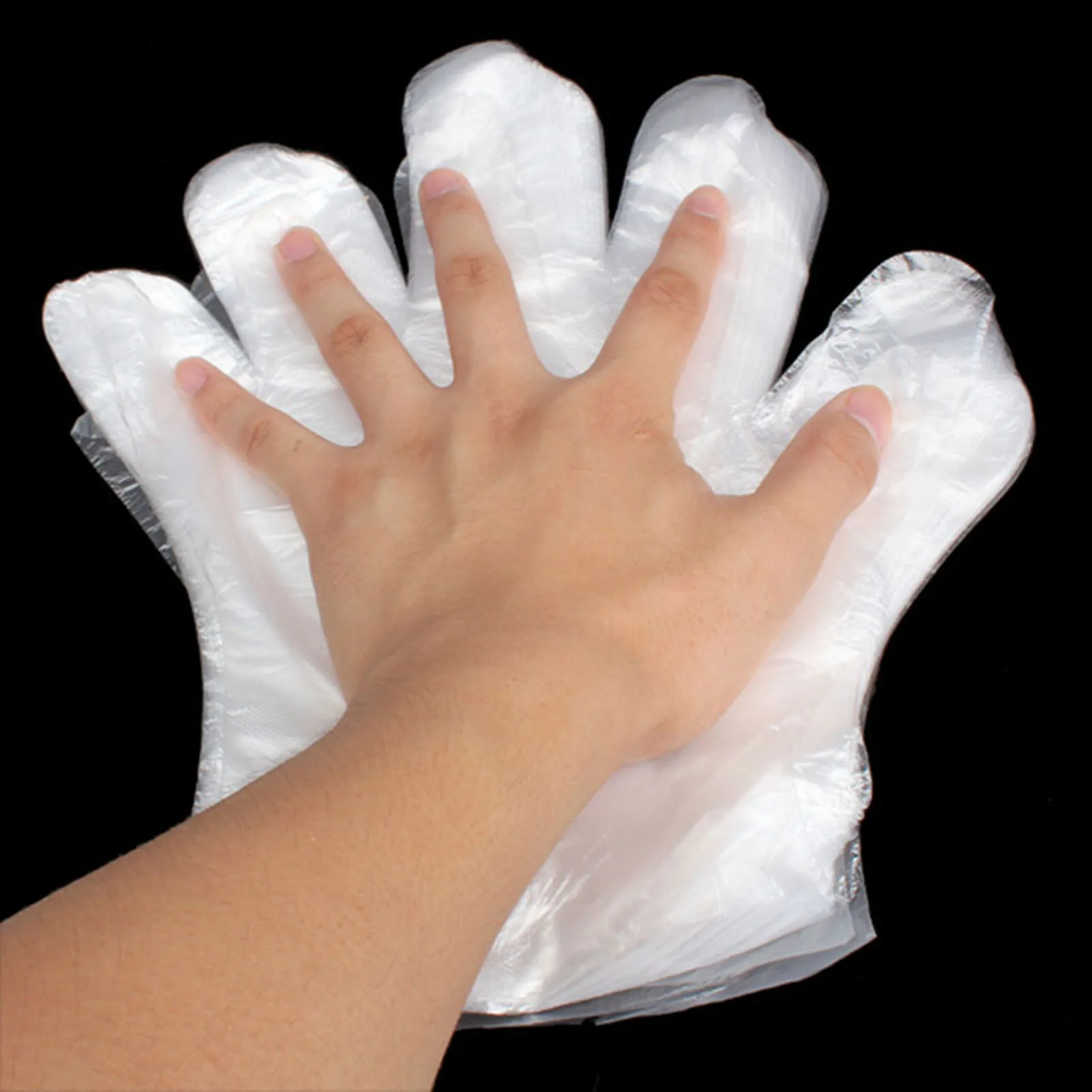 Wholesale 100pcs Plastic Dispo - مراجعة Disposable Gloves Nitrile وسعره