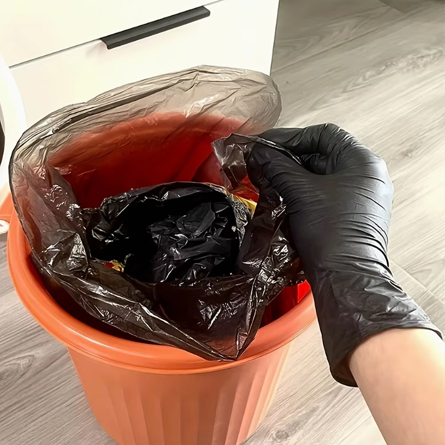 100Pcs Disposable Nitrile Glov - مراجعة Disposable Gloves Nitrile وسعره