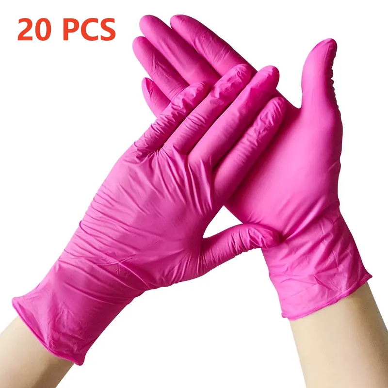 Fuchsia Nitrile Disposable Glo - مراجعة Disposable Gloves Nitrile وسعره