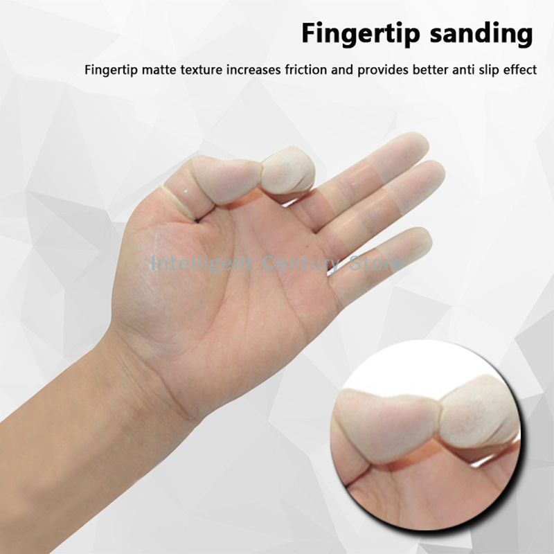 100 Pcs Rubber Non-slip Anti-s - مراجعة Disposable Gloves Nitrile وسعره