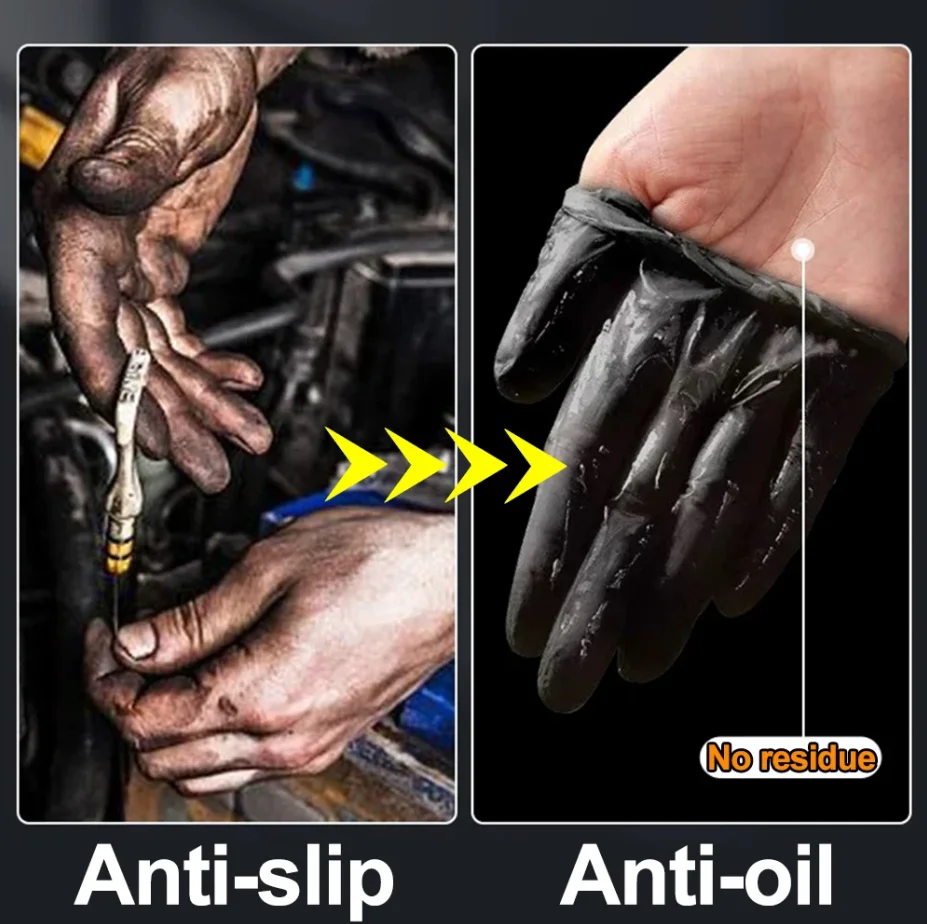 30/10Pcs Thick 8mil Nitrile Gl - مراجعة Disposable Gloves Nitrile وسعره