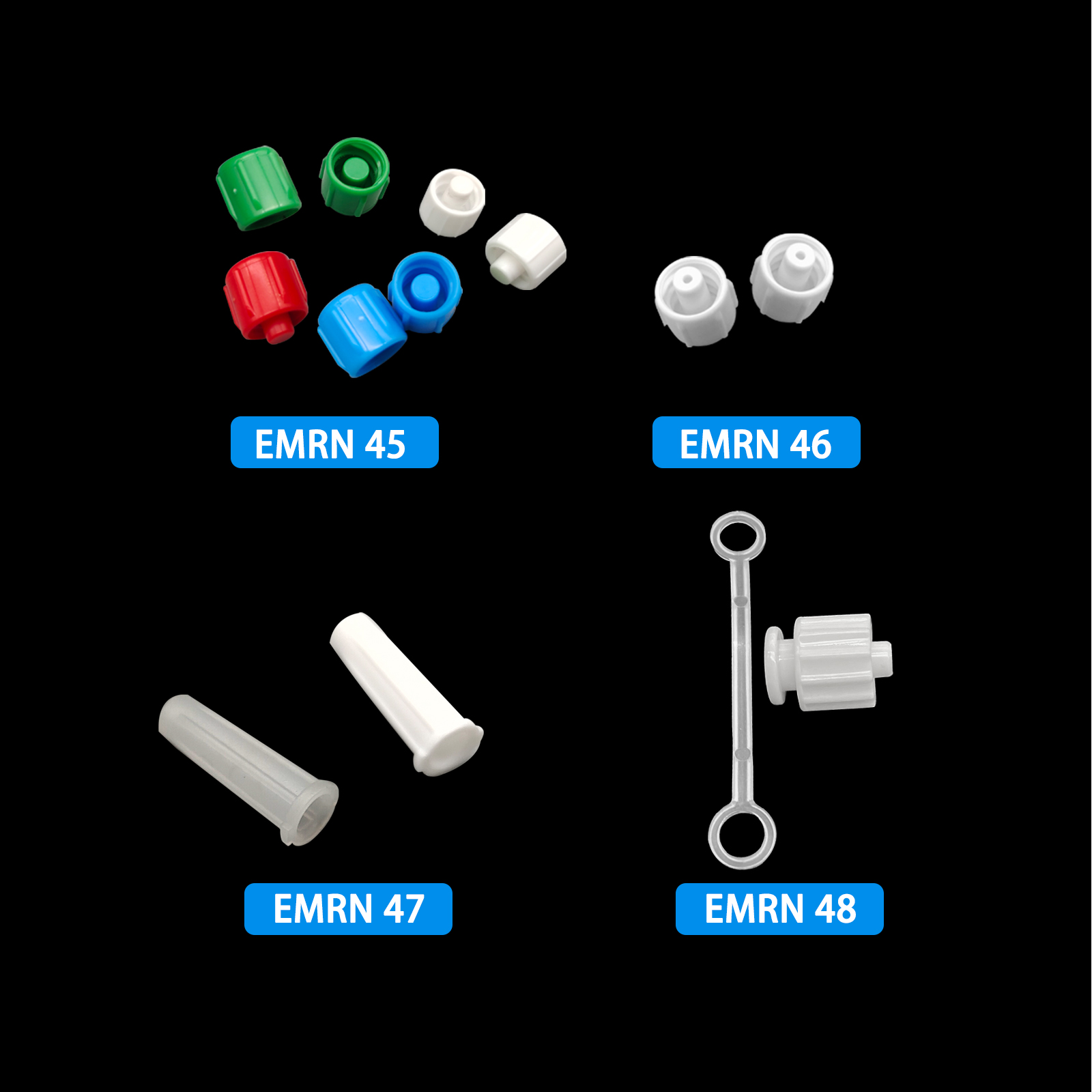 500pcs Male Luer Caps Hole for - مراجعة Medical Labs وسعره